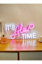 5w Chi-buy LED Neon It's Glow Time USB Powered Neon Signs Decor Lamp Signs Birthday Gift Wall Art Fo