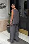 Women's V-Neck Sleeveless Blouse Pants Modal Touch Woven Set - 4