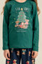 Mother Daughter Wish You All the Best Green Long Sleeve Pajama Set Rp3918-A-V2 - 5