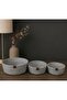 Handmade Triple Basket, Organizer Basket, Wicker Basket Set - 2