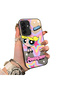Samsung Galaxy A26 Compatible Silicone Edge Hard Back Case Couple Phone Case with Cartoon Pattern