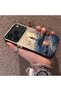 iPhone 17/18 Pro Max Compatible Silicone Edge Hard Back Case Couple Phone Case Tower Pattern - 2