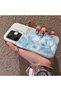 Oppo A5 Pro 5g Compatible Silicone Edge Hard Back Case Couple Phone Case with Floral Pattern - 2