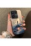 Vivo X200 Fe Compatible Silicone Edge Hard Back Case Couple Phone Case Tower Patterned - 3
