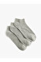Cotton Basic 3-Piece Booties Socks Set