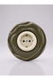 Special Design Wavy Series Exterior Khaki Interior Cream Decorative Socket a Quality Plastic (Mechanism Included)