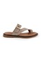 Women's Slippers, Flip-Flops, Stoned Buckle, Suede Mother's Shoes, Wide Fit L082.26656 - 2