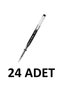 My-King Gel 24 Pcs. 0.5mm Ballpoint Pen with Metal Clip 6405