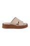 Women's Slippers Open Toe H-Strapped Thick Sole Mother's Shoes Antique Leather L078.5021 - 2