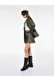 Thick Pleated Mini Skirt with Belt Detail - 3