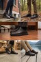 Easy Genuine Leather Easy-To-Wear Black Men's Shoes - 4