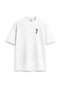 Cristiano Ronaldo Portugal Special Design Printed Text Relaxed Fit Unisex White T-Shirt