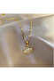 Swan Stone Model Stainless Steel Necklace - 6