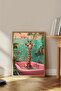 Giraffe's Spa Day Animal Design Decorative Framed Mdf Painting - 2