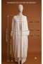 Women's White Bohemian Linen Two-Piece Set - Lace Embroidered Long Jacket and Elastic Waist Pants Set - 4