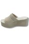 Ocka 283-26 Knitwear Belt Buckle Padded Sole Women's Slippers - 3