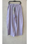Lilac Elastic Waist Wide Leg Pants