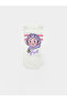 Two Mt Shop Quality Lcw Kids Lilac Patterned Girls' Booties Socks - 4