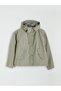 Xside Khaki Hooded Oversize Women's Jacket - 5