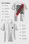 Urban Passion Design 100% Cotton Half Oversize White T-Shirt - 3