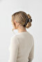 Brown Zebra Patterned Oversized Hair Clip Stylish and Convenient Hair Accessory for Women - 3