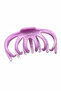 Marble Patterned Lilac Large Size Claw Hair Clip Women's Hair Accessory