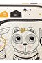 Animal and Road Patterned Baby and Child Printed Single Pique Set 160X220 White - 2