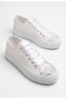 Lace-Up Bridal Sneakers Floral Patterned Bridal Sneakers - 2