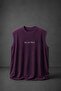 Men's Plum Basic Zero Sleeve Oversize Undershirt - 2