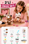Knitting Set, 2-Piece Cat Amigurumi Knitting Kit, Pro Set Including All Materials - 3