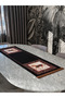 Horse-Themed Modern Decorative Printed Fringed Runner 1 Piece 40X140Cm (Skscr-06) - 2