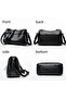Women's PU Leather Crossbody Bag, Ladies Large-capacity Shoulder Bag Sling Bag Side Bag - 7