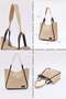 Mink - Brown D30 Snap Fastener Single Strap Modern Large Volume Daily, Work and School Women's Shoulder Bag - 6