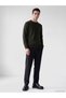 Lcwaikiki Classic Green Crew Neck Men's Knitwear Sweater - 2