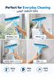 Window Cleaner 3 In 1 | Spray Squeegee Wiper With Removable Microfiber Cloth | Plastic Glass Mirror Scraper For Bathroom Door Tile Home - 4