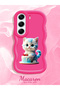 Tecno Camon 40 Pro 5g Compatible Case Camera Protector Red Silicone Couple Phone Case Cat Pattern - 2
