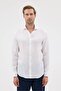 Italian Collar 100% Linen Comfort Fit Men's Shirt - 5