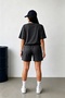 Men's Oversize 100% Cotton Casual Shorts Set Modern Style - 3