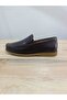 Men's Summer Shoes Genuine Inner and Outer Leather Light Sole Without Laces and Orthopedic Brown Color Flat Sole - 3