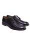 Black Color Lace-Up Genuine Leather Men's Shoes