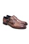 Chocolate Color Laceless Genuine Leather Men's Shoes