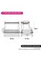 2 Tier Dish Drying Rack 48x32x38cm Stainless Steel Kitchen Drainer UAE - 6