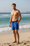 Men's Swim Shorts with Front and Back Zipper Pockets, Quick Dry, Elastic Waistband - 6025 - 4