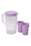 2L Plastic Water Jug with 4 Cups - 2