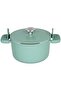 Msa Shop Leo Phantom Non-Stick Deep Pot with Lid 24 cm Forest Green 931845