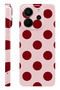 Xiaomi Redmi Note 14 Red Polka Dot Protect Slim Glossy Full Print Camera Protected Phone Case