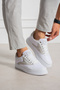 Men's Sneaker Knitwear Daily Light Sole Lace-Up Sports Shoes 409 - 4