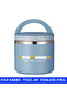 Food Jar - 500 ml -stainless steel - Blue - 2