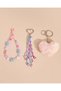 Girls Assorted Embellished Bag Charm Set (Pack Of 3)