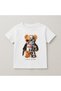Teddy Bear Printed Crew Neck Cotton Short Sleeve Kids & Youth T-Shirt